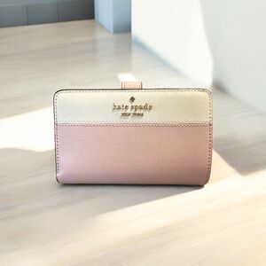 Kate Spade Pink and Cream Wallet NWT